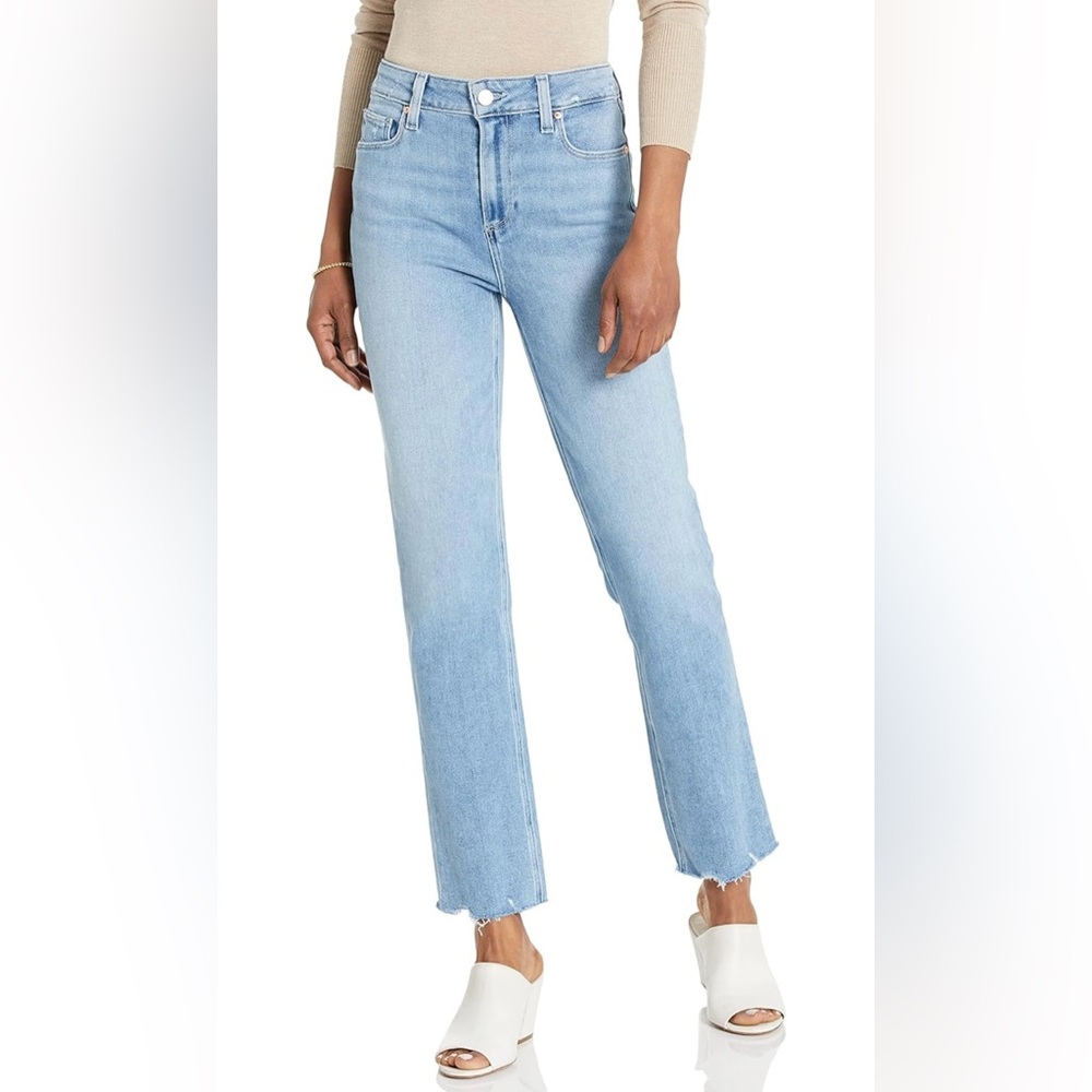 NWT - PAIGE JEANS HOXTON SLIM RAW HEM